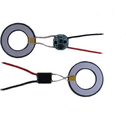 Taidacent 12V 1A Wireless Power Charging Module Magnetic Inductive Wireless Charger PCB With Magnet and Led Indicator