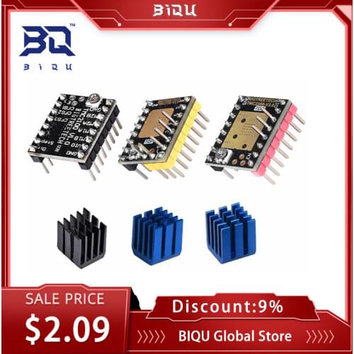 BIQU BIGTREETECH TMC2208 TMC2100 TMC2130 V1.1 SPI MKS Stepper Motor StepStick Mute Driver for 3d printer control board SKR V1.3