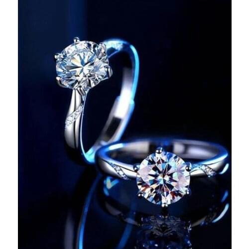 925 real silver ring women diamond ring luxury new send girlfriends girlfriend