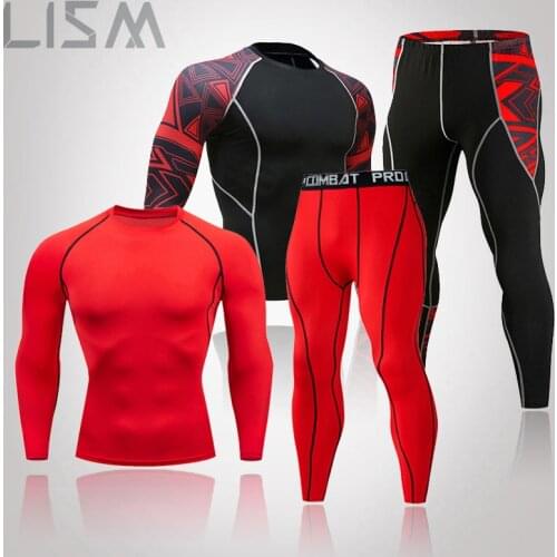 2021 New Winter Men Thermal Underwear Sets Elastic Compression Set Long Johns For Men Polartec Breathable Thermo Sports Suits