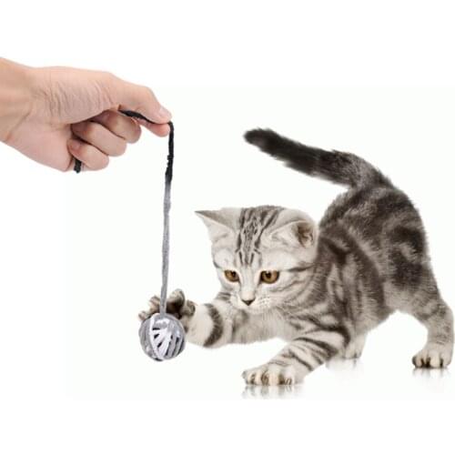 Cute Funny Cat Toy Stretch Plush Ball Wool Ball Cat Toy Ball Creative Colorful Interactive Cat Pom Pom Cat Chew Toy Dropshipping