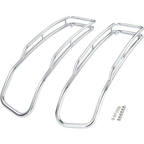 Motorcycle Saddlebags Lid Top Rail Guards For Harley Touring Road King Ultra Street Glide Electra Glide 2014-2020 19