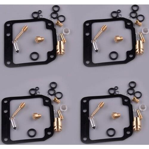 4 Sets Carburetor Repair Rebuild Kit Accessories Motorcycle Fit For Yamaha FZ600 YX600 Radian