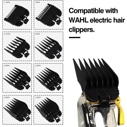 8 psc Professional Cutting Guide Comb Set Limit Comb Set Replacement for Wahl Electric Hair Trimmer Shaver Hairdressing Tool