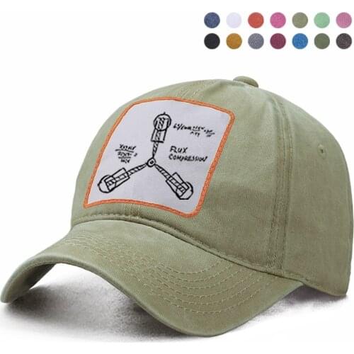 Back To The Future Baseball Cap Dad Solid Trucker Snapback Casquette Hat Woman Berets Ponytail Bone Caps Gorras Boinas Brand Hat