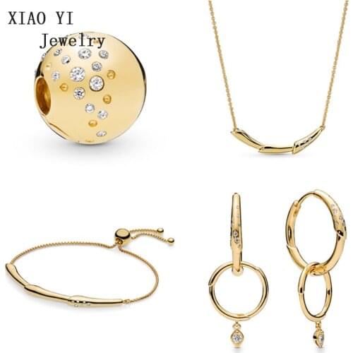 XIAOYI New shiny splashes of glamour for popular style bracelets and necklaces create a sophisticated upmarket DIY accessories
