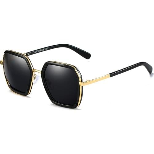 Polarized Metal Frame Polygons for Men and Women Fashionable Outdoor Sunglasses Design Master Elaborate Personality Sun Glasses