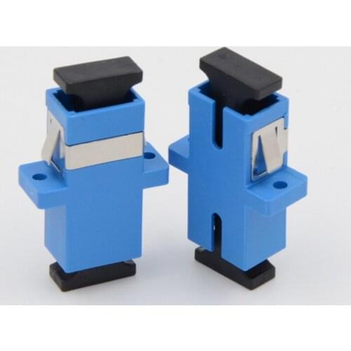 50PCS/lot Fiber Optic Adapter High Quality SC/UPC Simplex Singlemode SC Fiber adapters Fiber Optic Coupler