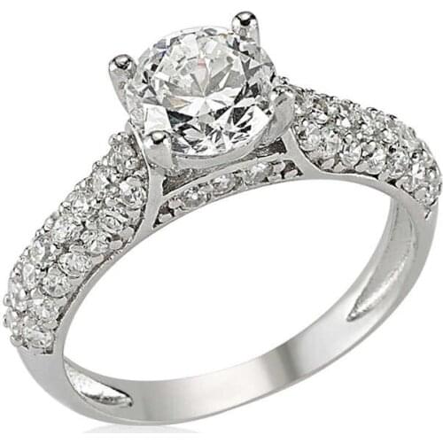 Original silver , Single Stone Ring, Good Quality and Affordable Single Stone ,Rings Types