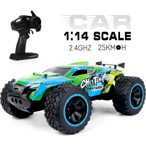 Original KY-2011A 1/14 Big Foot RC Crawler RC Off-road Car 2.4G 2WD RC Truck High Speed Lightweight RC Car Toys for Kids RTR