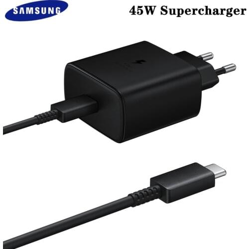 Original Samsung Galaxy S20 Ultra 45W Super Fast Charging Adapter PD Charger 5A USB C To USB C Cable For Note 20 Ultra S20 Plus