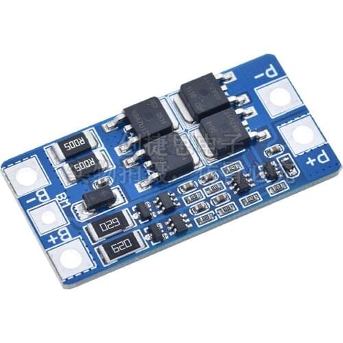 2S 10A 7.4V 18650 lithium battery protection board 8.4V balanced function/overcharged protection