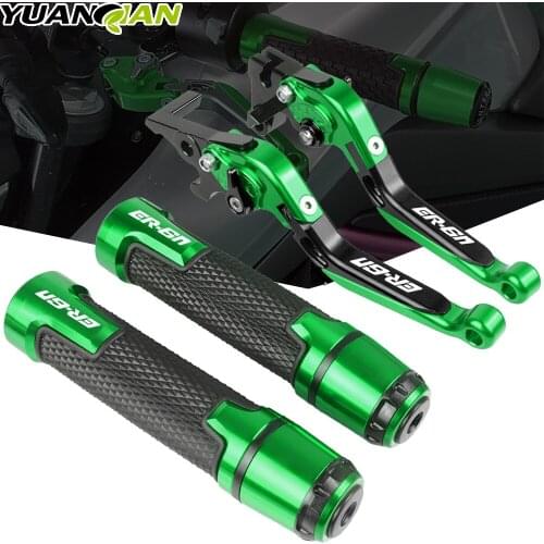 For KAWASAKI ER6N ER-6N 2009 2010 2011-2017 Motorcycle Accessories Adjustable Folding Brake Clutch Levers Handlebar Hand Grips