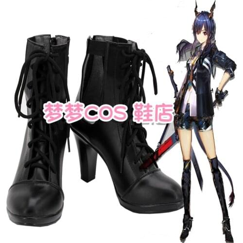 Arknights Ch'en Boots Cosplay Shoes Boots Game Anime Halloween Carnival Cosplay Costume Accessories Customized