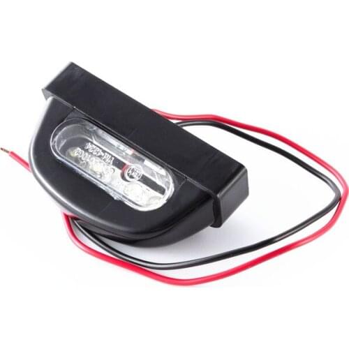 Universal LED Motorcycle 12v Mini Taillight Brake Tail License Plate Light Chopper Cafe Racer Old School Bobber