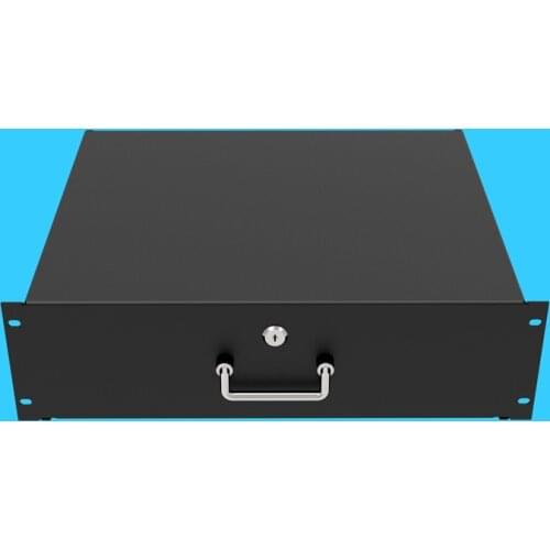 High quality 3U cabinet drawer for MIC and Aviation speakon audio drawer with 19 inch cabinet drawer