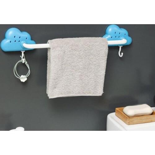 High quality Towel Rack Wall Mounted Good Load Capacity ABS Multifunctional Towel Storage Rack for Home