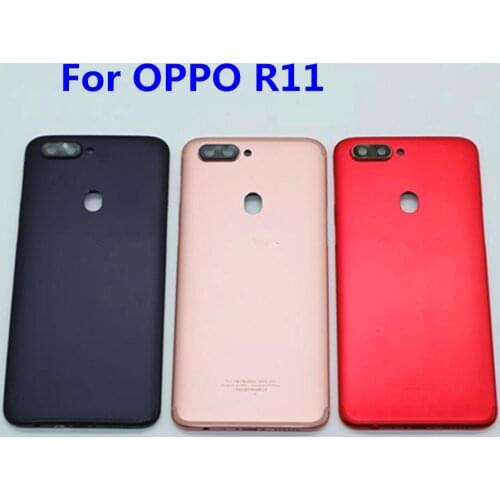 ForOPPO R11 Battery Cover Rear Door Back Housing Case Replacement For Oppo r11 Battery Cover With button