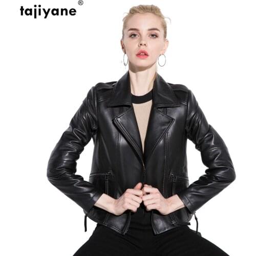 Real Leather Genuine Jacket Autumn Coat Women Clothes 2021 Korean Vintage Sheepskin Coat Female Black Tops Manteau 1851 YY1784