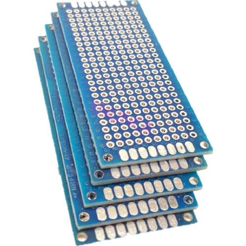 10pcs Electronic PCB Board 3x7cm Diy Universal Printed Circuit Board 3*7cm Double Side Prototyping PCB For Arduino Copper Plate