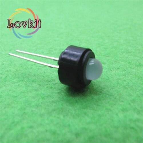 100pcs/lot 3mm Plastic Black LED Holder Plastic ABS LED Bezel Holders for Car Boat Display Panel Rubber Base Solid Construction