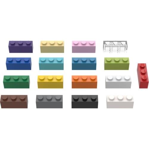 30PCS Brick 1*3 Building Blocks Compatible Major Brand Kids Toys 3622 Early Learning MOC Education Gifts
