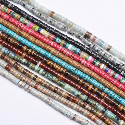 3X6MM New Arrival Natural Stone Beads Spacer Beads Loose Beads Jewelry Making For Bracelets Necklace