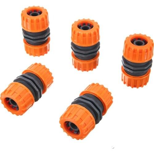 5pcs Hose Pipe Connector 1/2" Garden Joints Hose Fittings Irrigation Quick Connector Water Hose Pipe Connectors