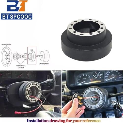 Steering Wheel Hub Adapter Fit For BMW E46 E30 Aluminum Alloy Racing Wheels Car Sport Steering Wheel Base/Connector For BMW E36