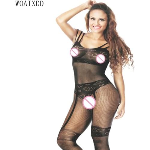 Hollow open bra porn women sexy lingerie hot Open Crotch bodyStockings mesh Fishnet plus size erotic Lingerie sexy costumes