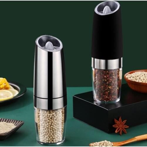 Electric pepper grinder manual black pepper grinder sea salt seasoning pot pepper grinder bottle mortar and pestle