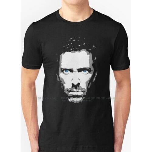House , M.d. T Shirt 100% Pure Cotton House M D Hugh Laurie Tv
