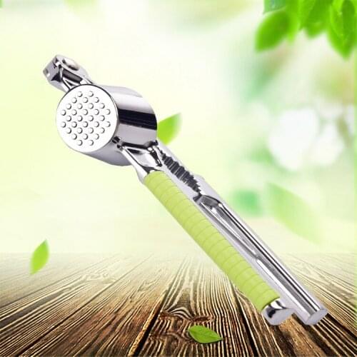 Zinc Alloy Kitchen Garlic Press Multifunctional Garlic Peeling Garlic Gadget