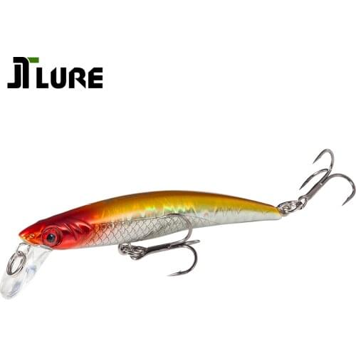 Shallow First Minnow Fishing Lures for Pike Bass Perch Artificial Bait Hard Plastic Swimbait Freshwater Fishing Tackle JTSV70
