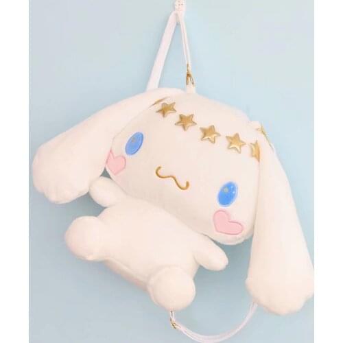 Kawaii Doll Cute Anime Toy Japanese Wishing Cinnamorolled Toy Stuffed Animal Backpack Appease Doll For Girlfriend birthday Gifts