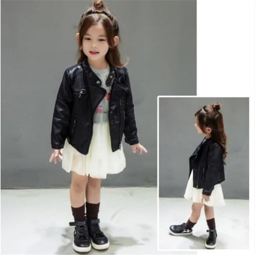 Fashion Jacket for Girls Zipper Pocket Long Sleeves Girls Jackets Child Coat New Korean Style Autumn Winter Jacket Girl Coat