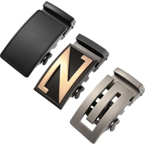 LannyQveen new belt buckle automatic buckles ratchet buckle belt accessories fress shipping