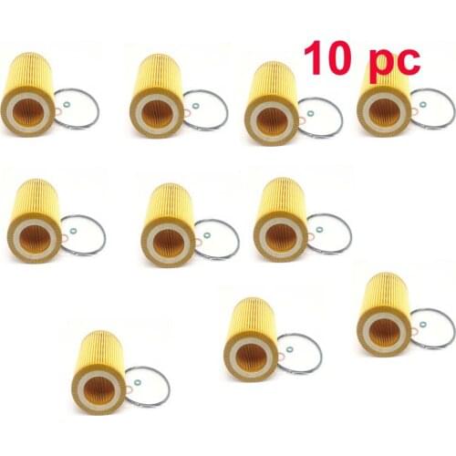 New Oil Filter Kit 11427566327 For BMW E60 E82 E88 E90 E92 E93 11427541827 HU816X 10 PCS