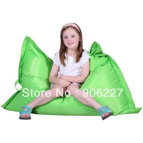 The original!! Junior bean bag cushion in royal green, outdoo waterproof fashion beanbag chair for kids, free shipping