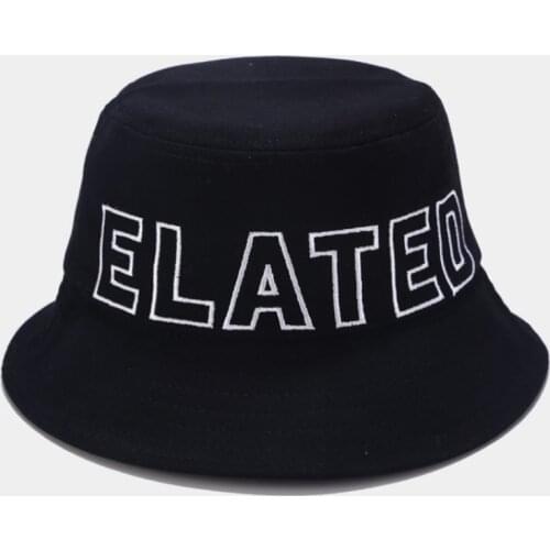 Bucket Cap Candy Color Letter Embroidery Girl College Style Student Cute Bucket Hat Fisherman Hat