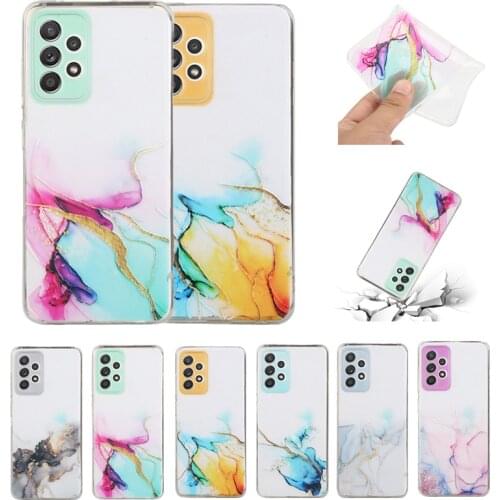 Hollow Out Marble Phone Case for Samsung Galaxy A22 A82 A52 A12 A32 S21 FE A02S EU Shockproof Heavy Duty Protection Back Cover