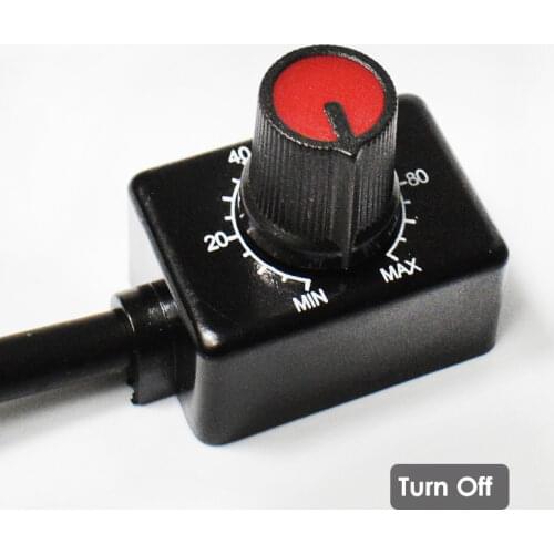 0-100% Mini PWM Rotary Switch Turn Off Dimmer for Indoor Spotlight High Power Grow Lamps LED Drivers 0-10V 1-10V