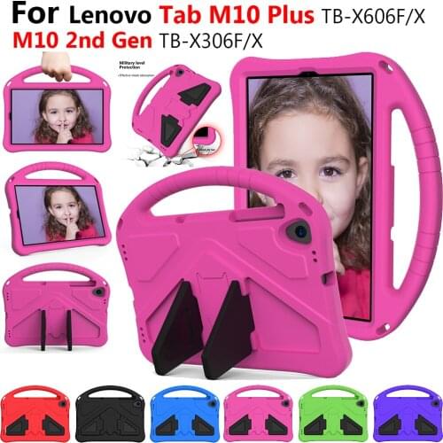 For Lenovo M10 HD 2nd Gen X306 Case Shock Proof EVA Full Body Tablet Cover For Lenovo M10 FHD Plus 2nd Gen TB-X606 Case for Kids