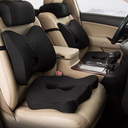 Seat Cushion Pad For Car Office Orthopedic Tailbone Sciatica Lower Back Pain Relief Premium Memory Foam Massage Chair Cushion