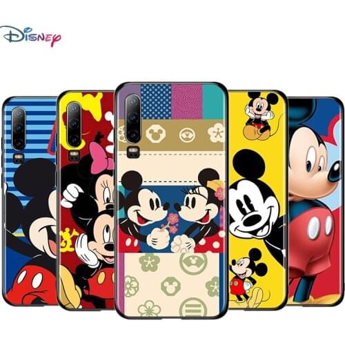 Disney Cartoon Pink Minnie Mickey Mouse For Huawei P50 P40 P30 P20 P10 P9 P8 Lite E Mini Pro Plus 5G TPU Silicone Phone Case