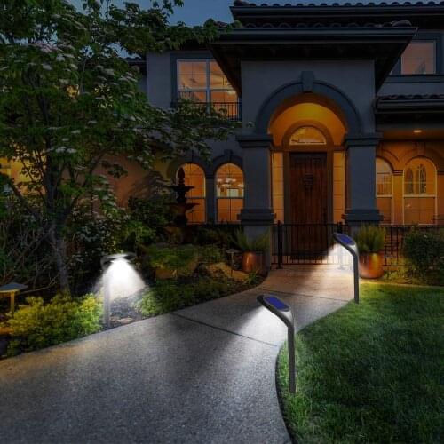 T-SUN Solar Garden Light 3000k/6000K Waterproof Solar Spotlight Solar Power Landscape Wall Light Outdoor Light For Decoration