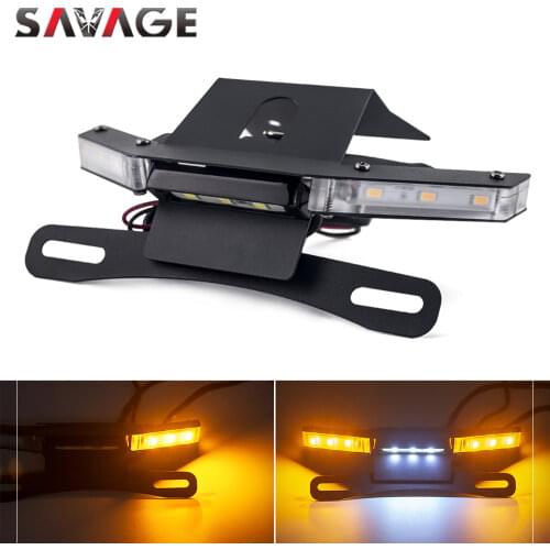 Tail Tidy Fender Eliminator For KAWASAKI Z900 2017-2020 2021 18 19 Motorcycle License Plate Holder LED Turn Signal Lights Z 900