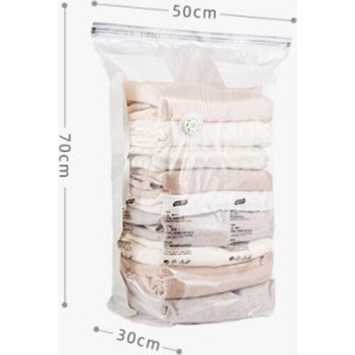 Vacuum Storage Bag For Cloth Compressed Bags Air-Free Storage Bag With Air Valve Blanket Clothes Quilt Organizer Travel