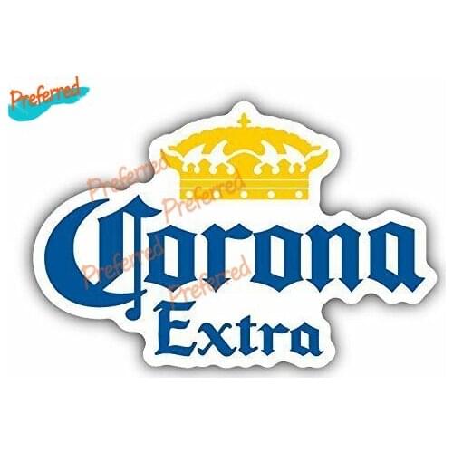 High Quality Creative Fashion Car Bumper Sticker Suitable for Corona Extra Mexican Beer Decal Sunscreen Waterproof PVC