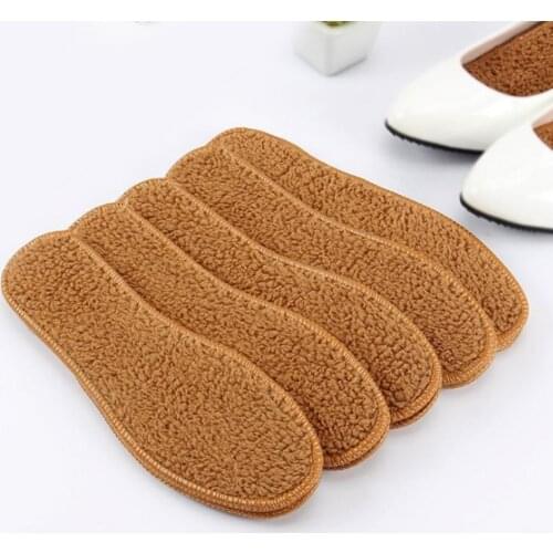 Unisex Winter Keep Warm Insoles Thicken Soft Breathable Shoes Pads Sport Shoes Insert For Men Women Boots Foot Insoles 1 Pairs